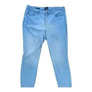 NYDJ Light Wash Straight Leg Jeans Size 14